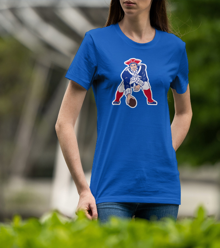 New England Patriots Sideline Arch Jersey Football Retro T-Shirt
