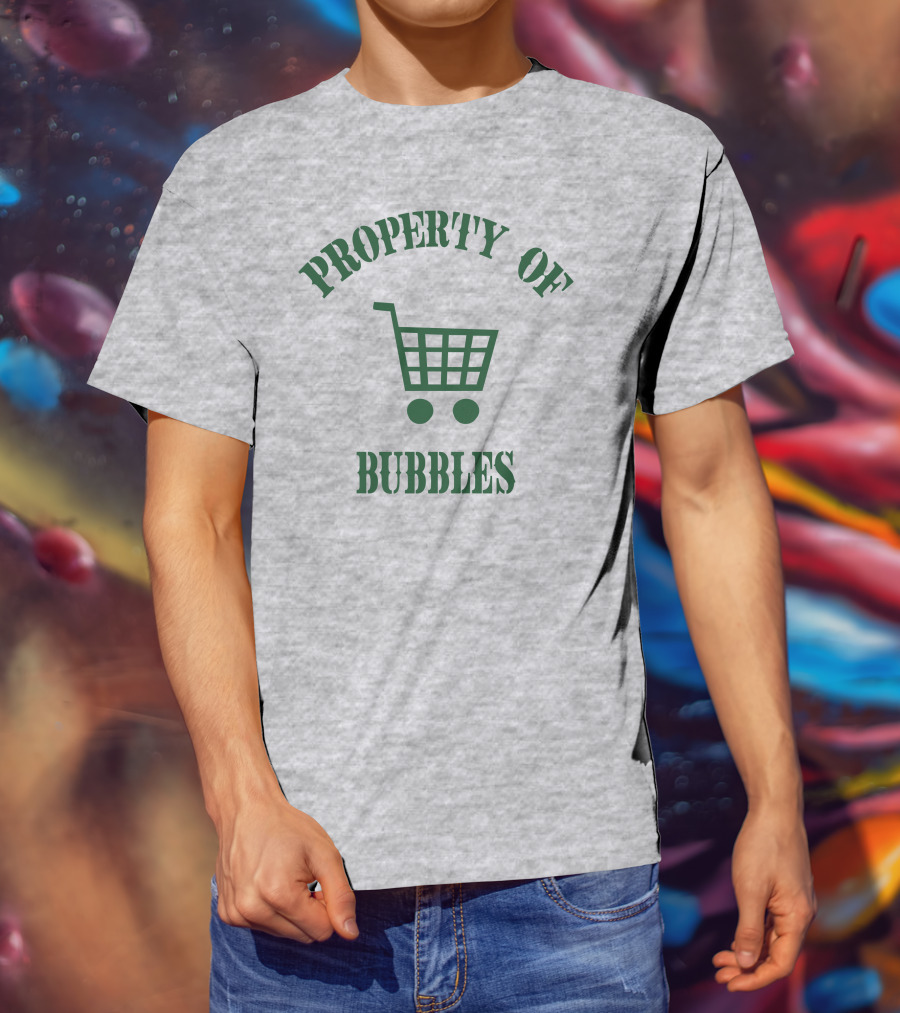 Property Of Bubbles Ziggy Sobotka Shopping Cart T-Shirt