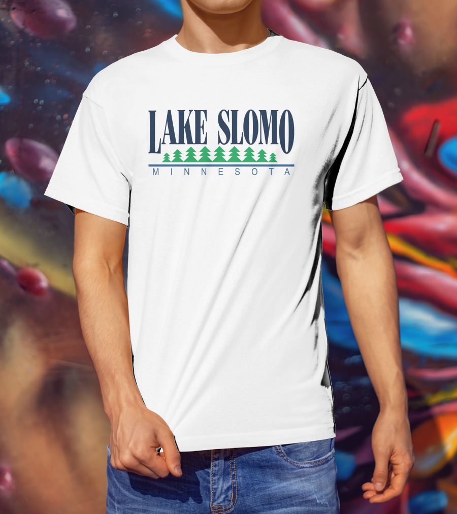 Lake Slomo Minnesota Pine Trees T-Shirt