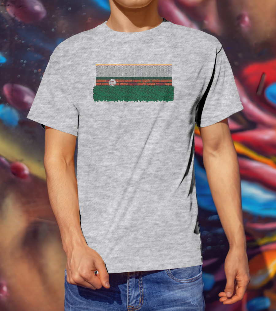 Obvious Basket Ball Fence Court T-Shirt