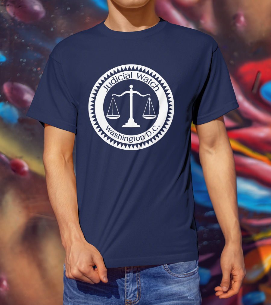 Judicial Watch Washington D.C. Scales Of Justice Seal T-Shirt