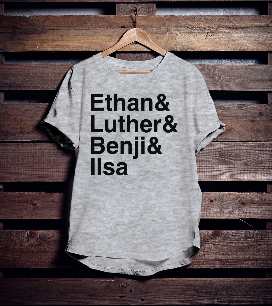 Mission Impossible Ethan Luther Benji Ilsa Characters T-Shirt