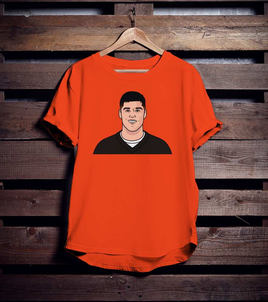 Mason Rudolph Illustrated Portrait On T-Shirt