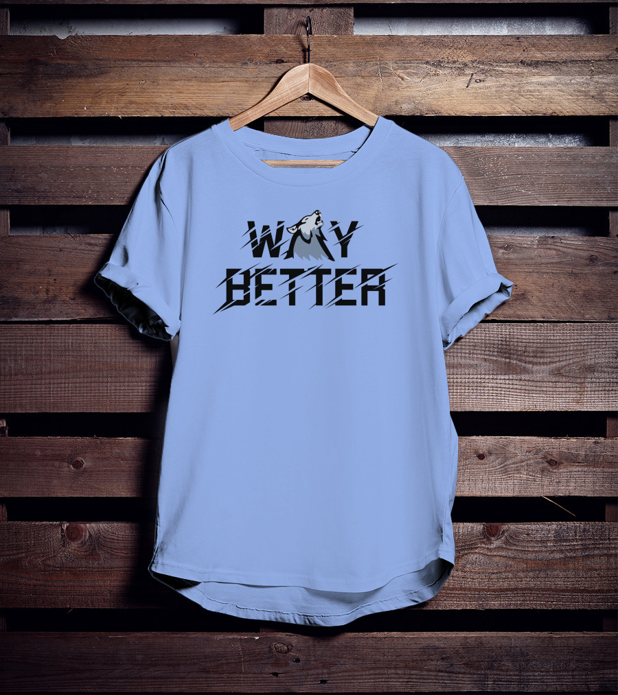 Way Better Wolf Stream Elements Merch Viss T-Shirt