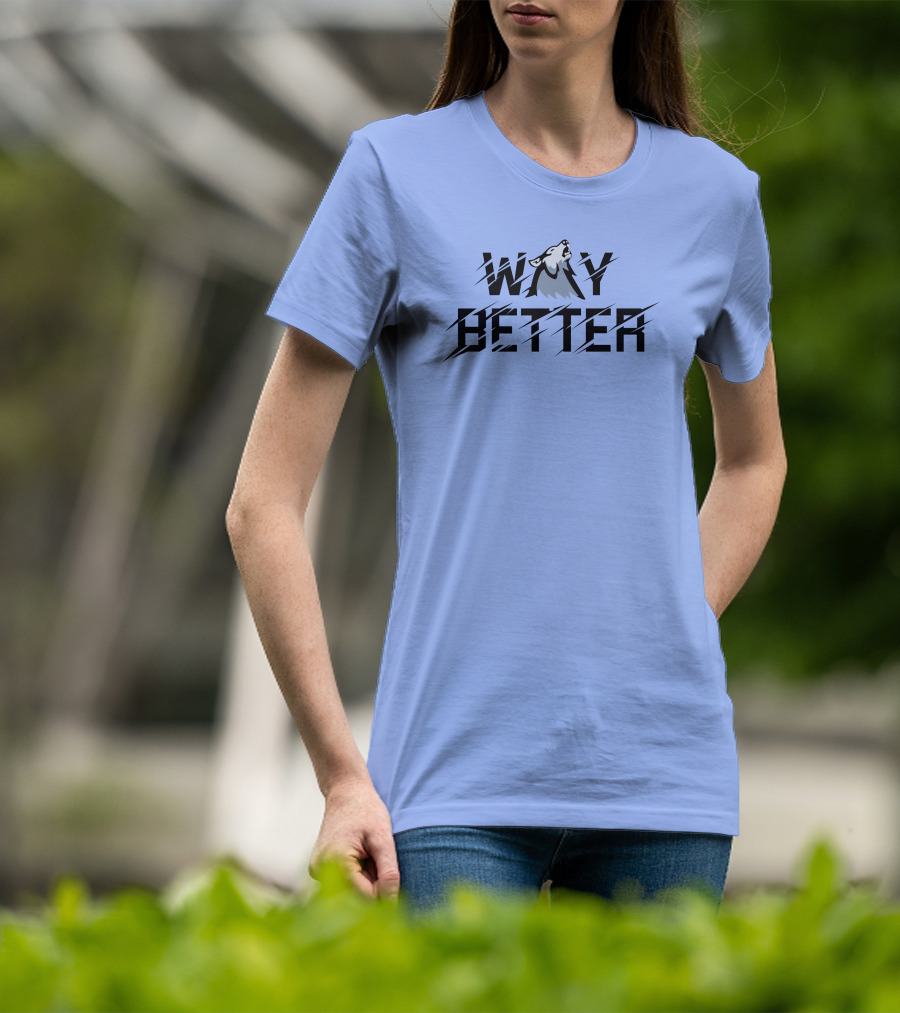 Way Better Wolf Stream Elements Merch Viss T-Shirt