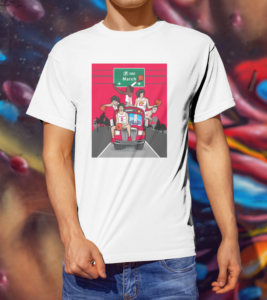 Rutgers Scarlet Knights Basketball March Madness Road Trip To Dayton Ohio T-Shirt