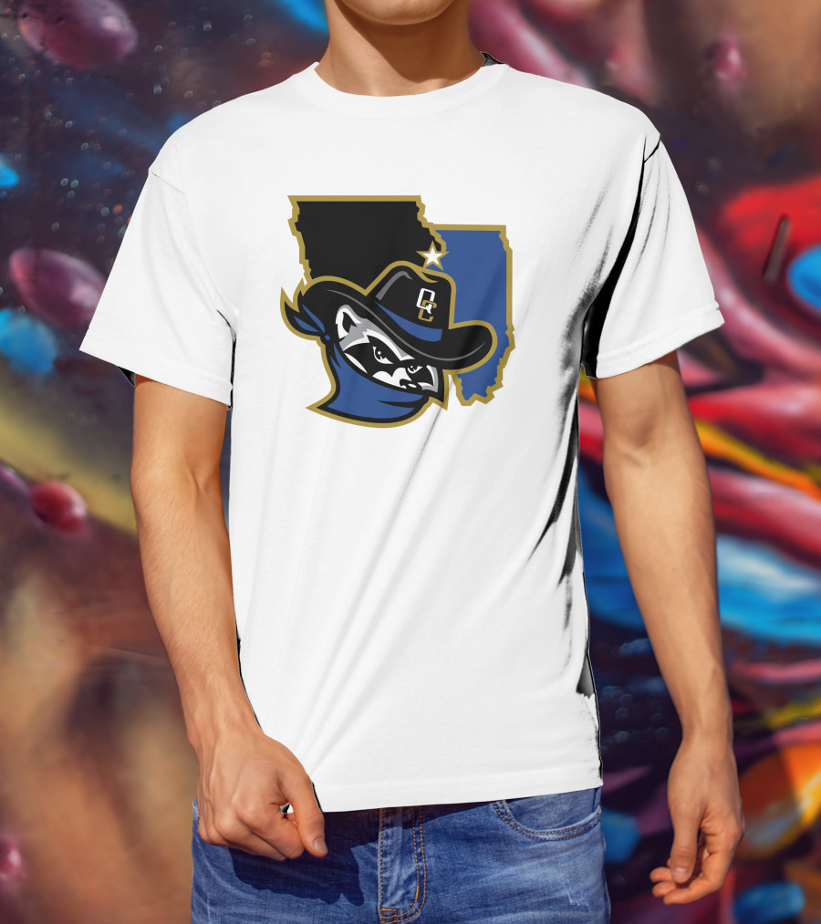 Quad Cities River Bandits Midwest League Baseball Logo 22 T-Shirt