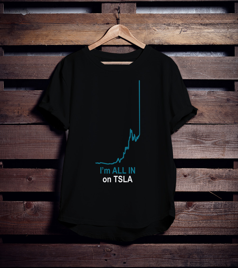 Warren Redlich Molon Tsla I'm All In On TSLA Come And Take It T-Shirt