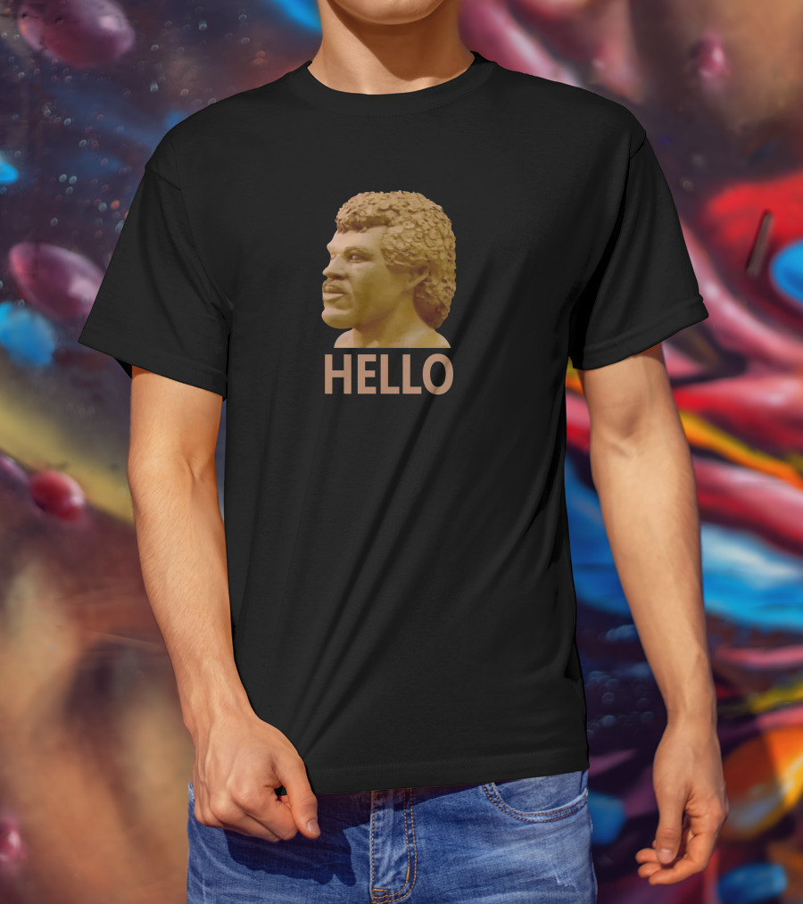 Lionel Richie Hello Bust Sculpture T-Shirt