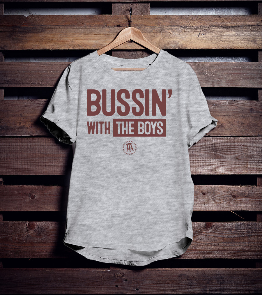 Bussin' With The Boys Red Logo Onesie T-Shirt
