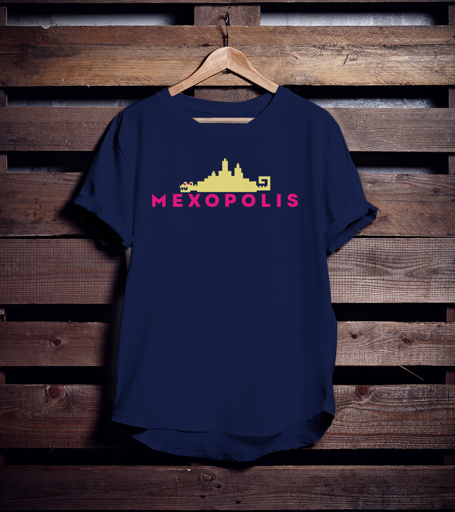 Mexopolis Jorge R. Gutierrez Cityscape Skyline T-Shirt