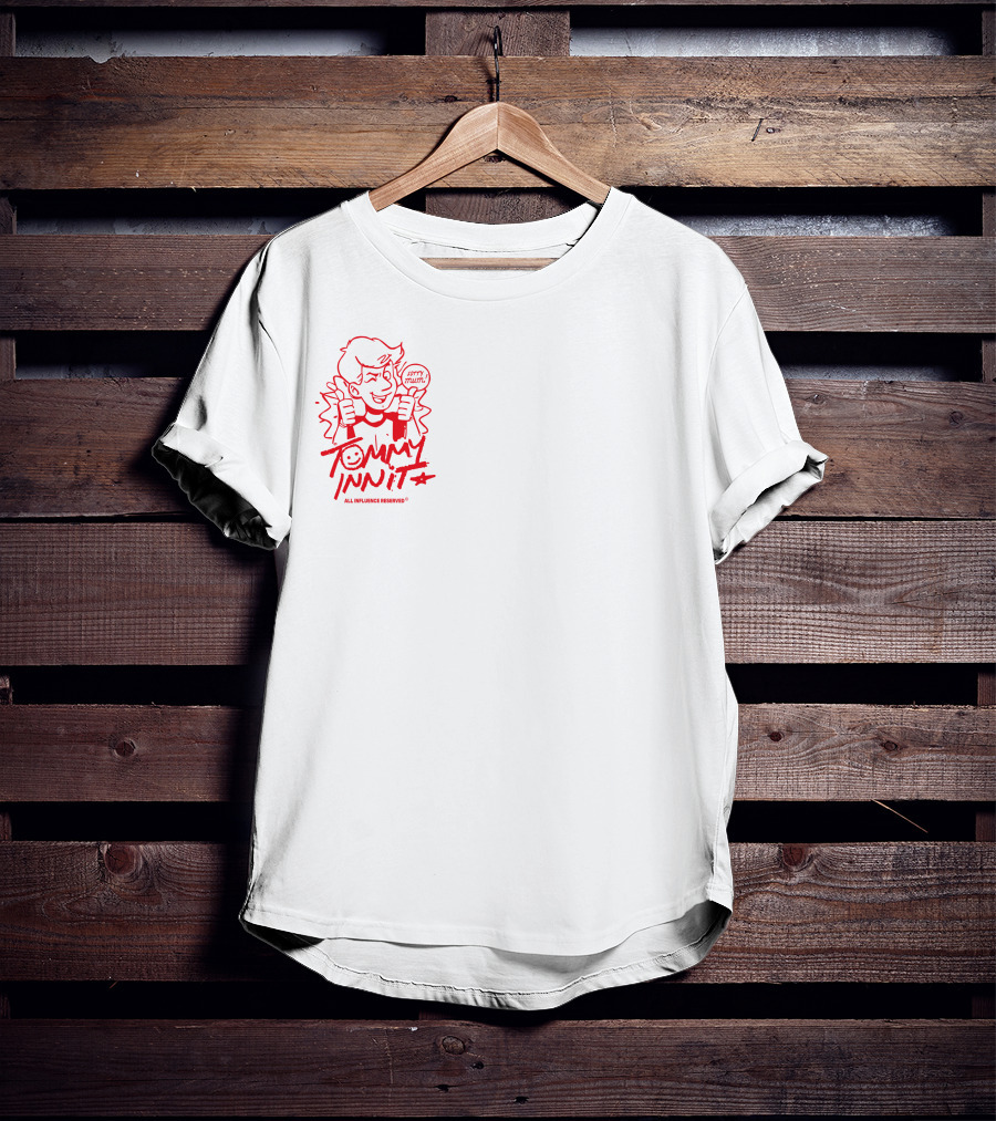 Tommyinnit Sorry Mum All Influence Reserved Cartoon T-Shirt