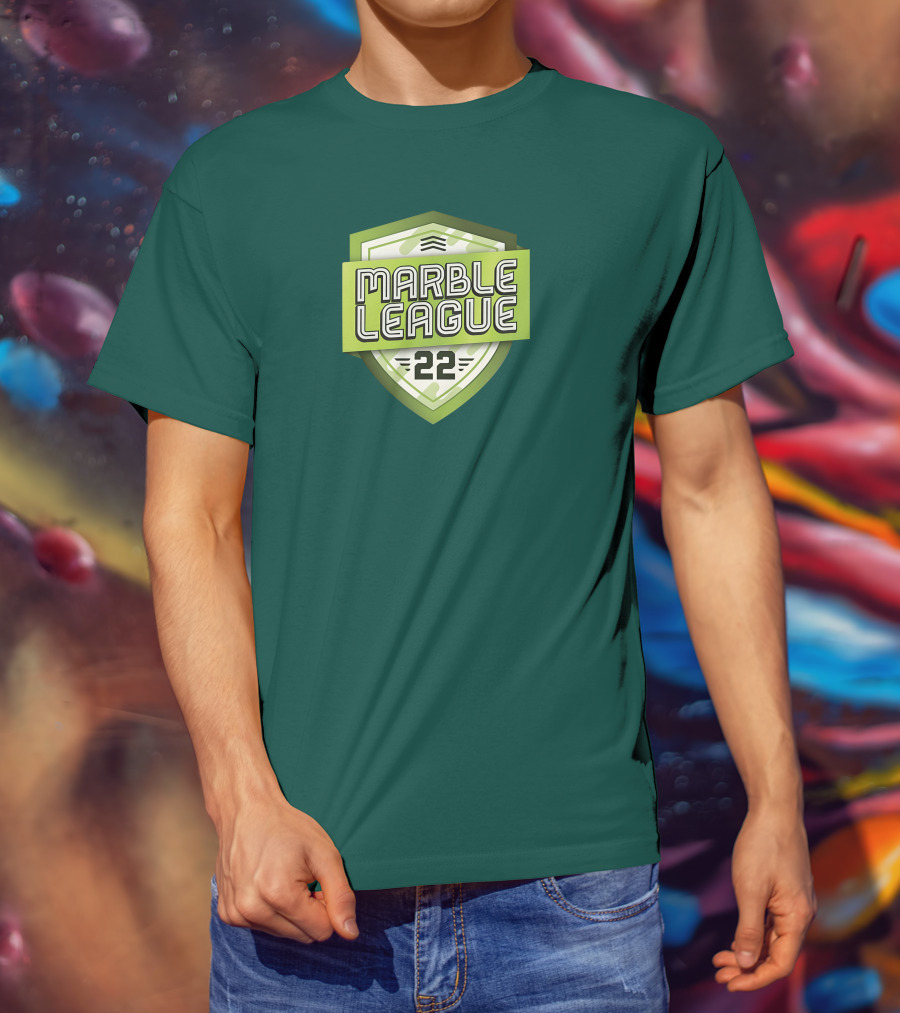 Marble League 22 Jelle's Marble Runs Badge T-Shirt