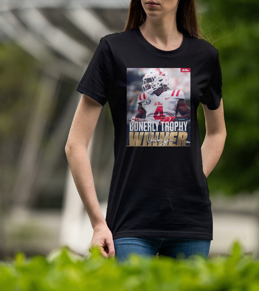 C Spire Conerly Trophy Winner Ole Miss Quinshon Judkins T-Shirt