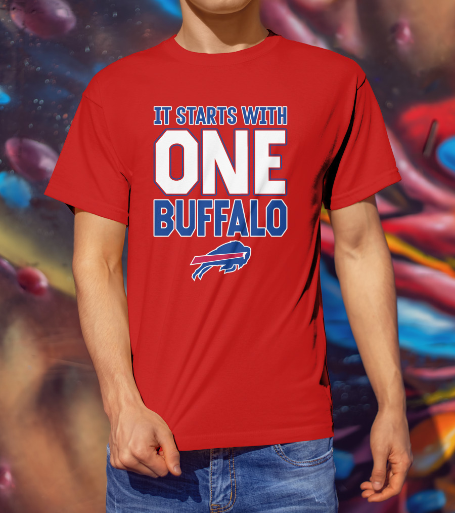 Ken Dorsey It Starts With One Buffalo Bills T-Shirt