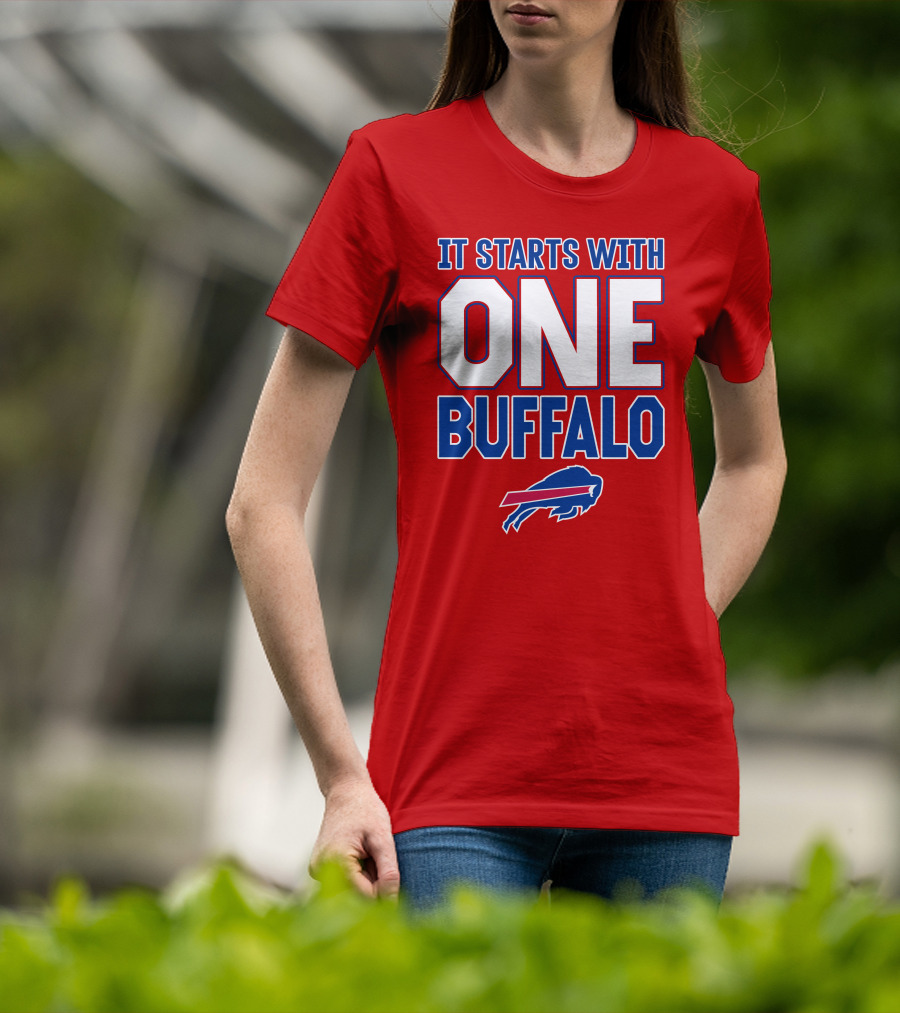 Ken Dorsey It Starts With One Buffalo Bills T-Shirt