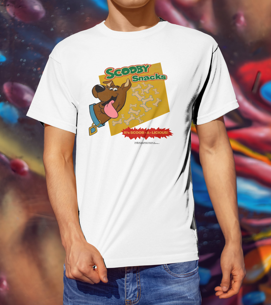 Scooby Snacks It's Scoob-A-Licious With Scooby-Doo And Bones T-Shirt