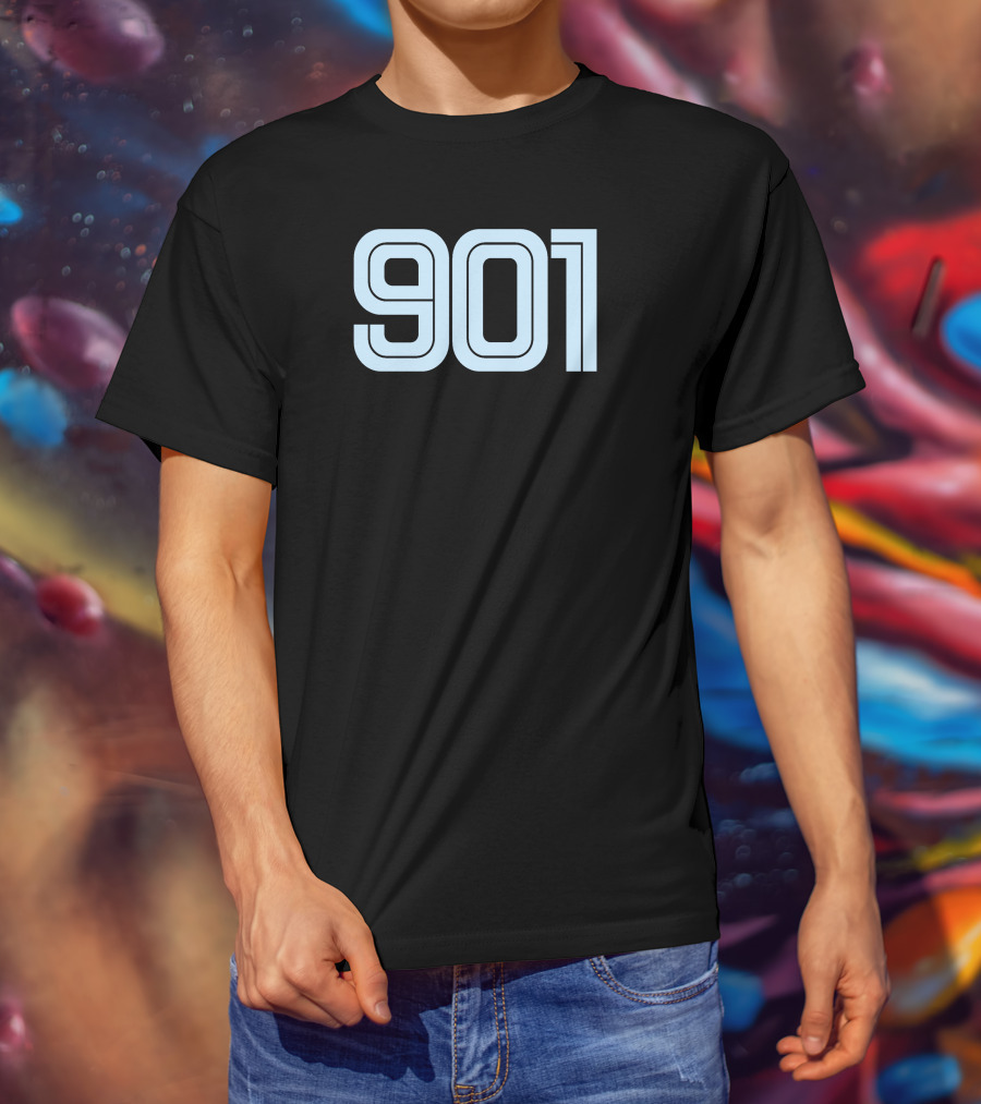 David Roddy 901 Memphis Basketball T-Shirt