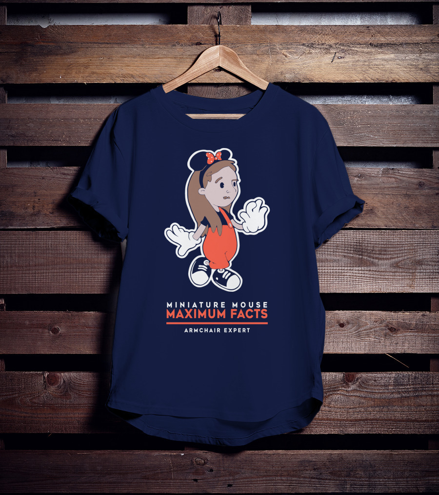 Miniature Mouse Maximum Facts Armchair Expert Disney Crossover T-Shirt