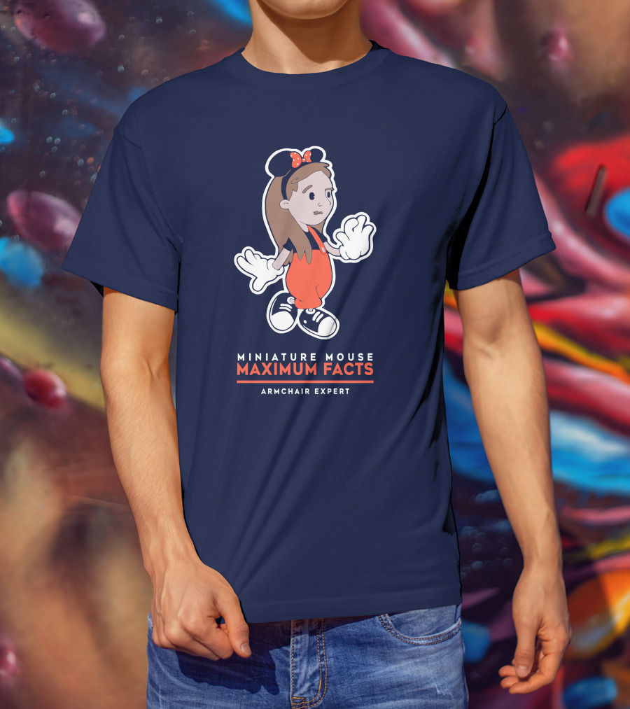 Miniature Mouse Maximum Facts Armchair Expert Disney Crossover T-Shirt