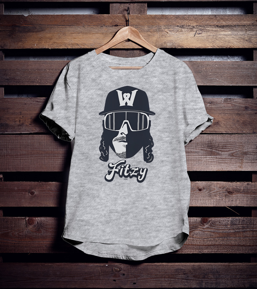 Worcester Red Sox Fitzy '47 Grey Shadow Face W T-Shirt