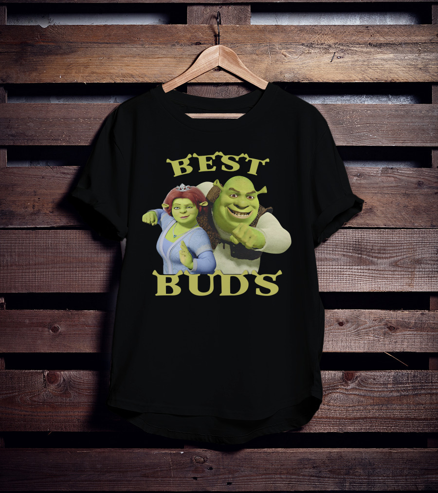 Shrek And Fiona Best Buds Duo T-Shirt