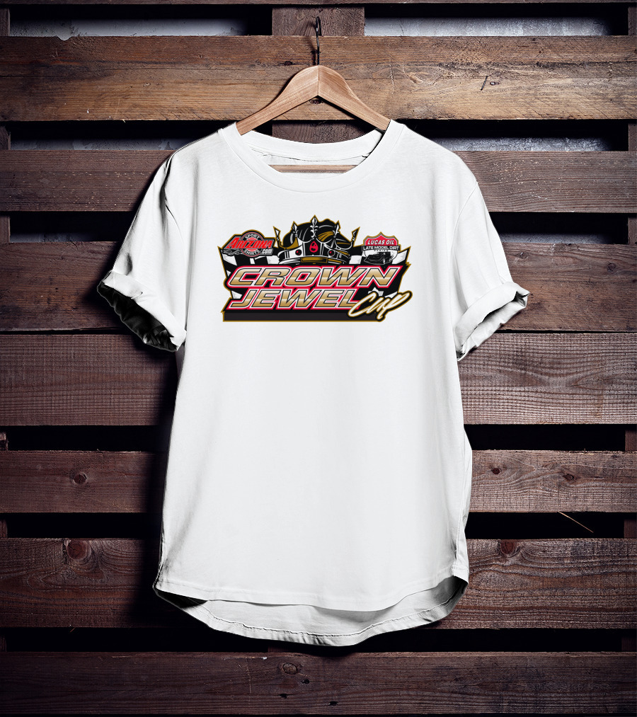 Arizona Speedway Lucas Oil Late Model Dirt Series Crown Jewel Cup T-Shirt
