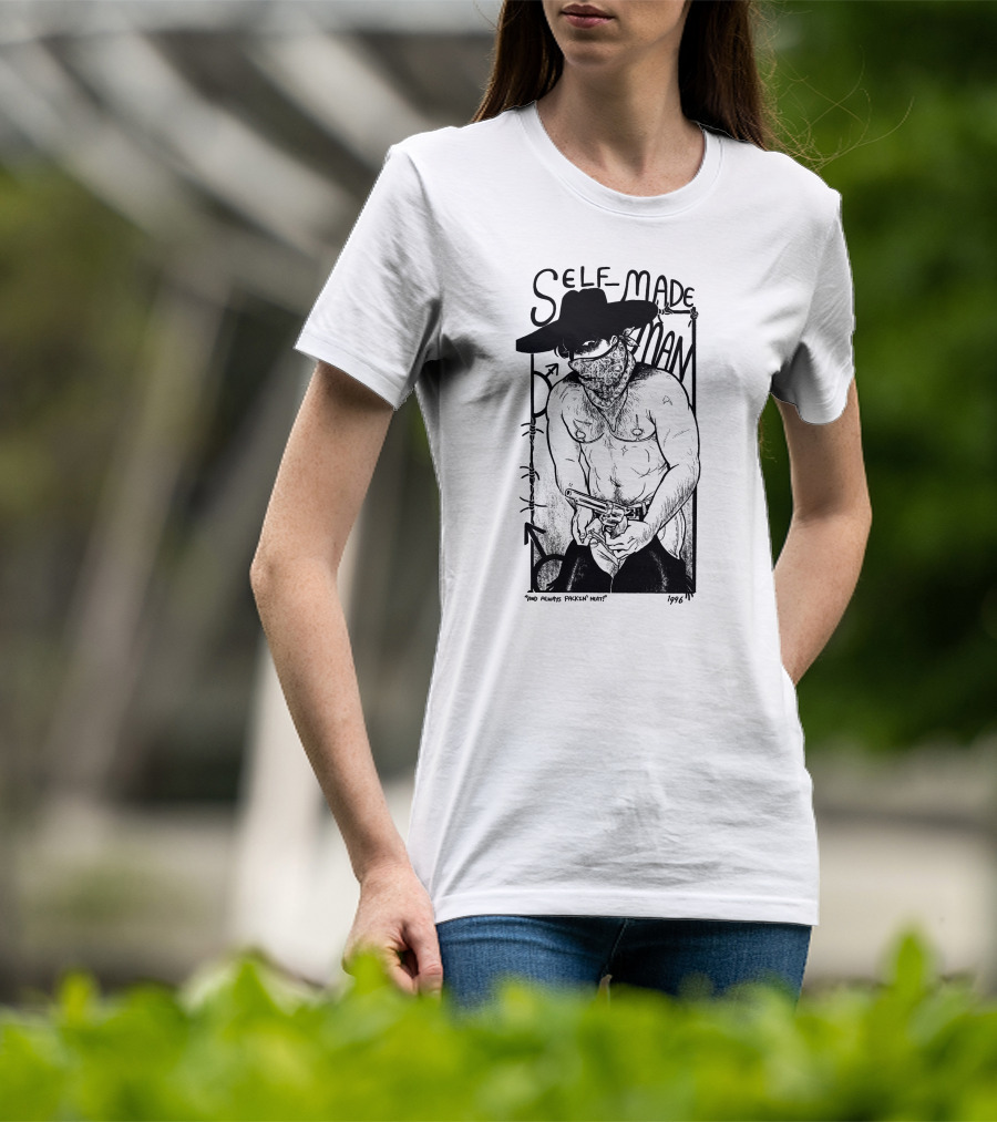Self-Made Man 1996 And Always Packin Heat Cowboy Bandit T-Shirt