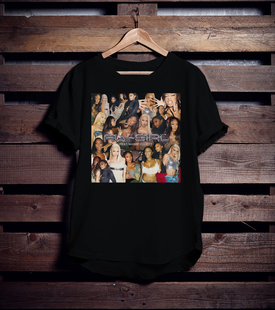 Fly Girl Collage Featuring Missy Elliott T-Shirt