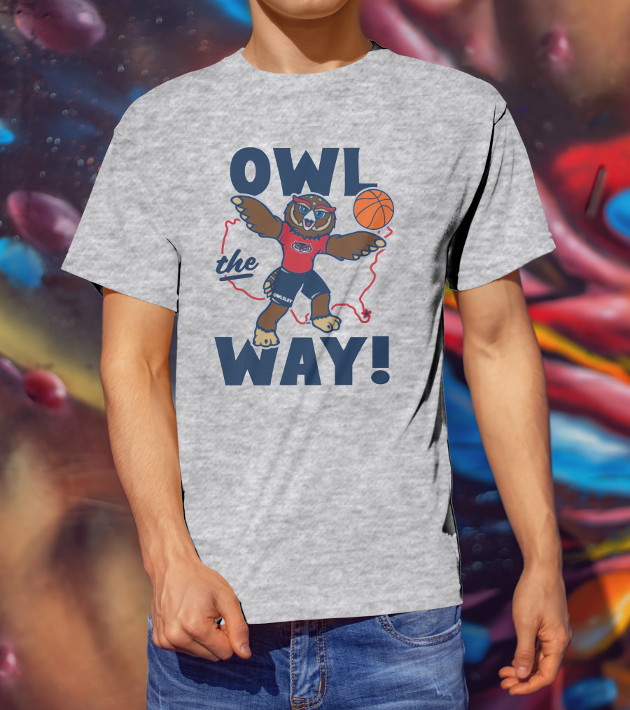 Owlsey Basketball Owl The Way Florida Atlantic T-Shirt