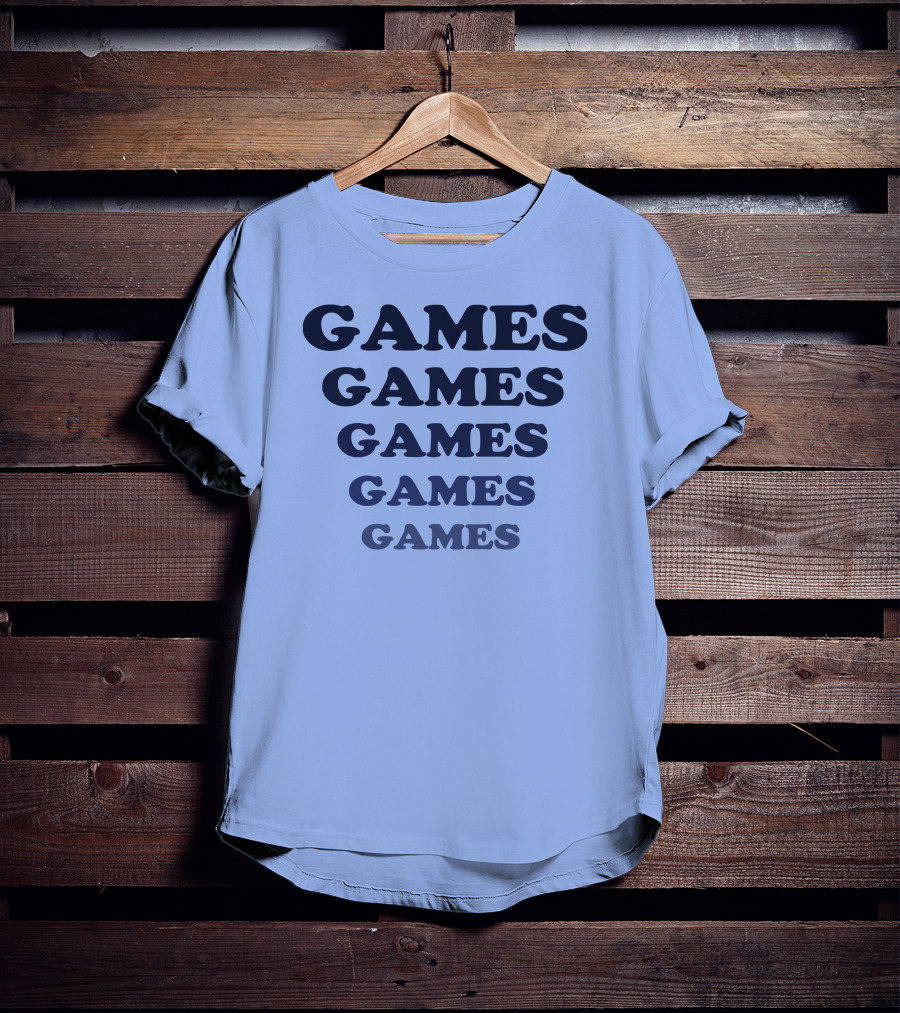 Letterboxd Games Games Games Games Games T-Shirt