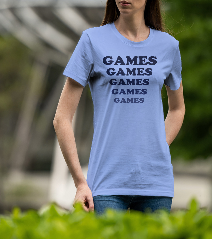 Letterboxd Games Games Games Games Games T-Shirt
