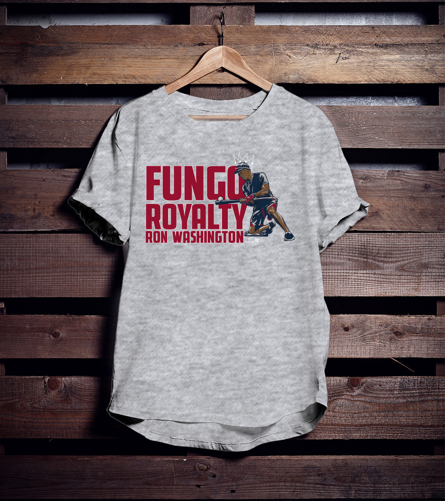 Fungo Royalty Ron Washington Baseball King T-Shirt