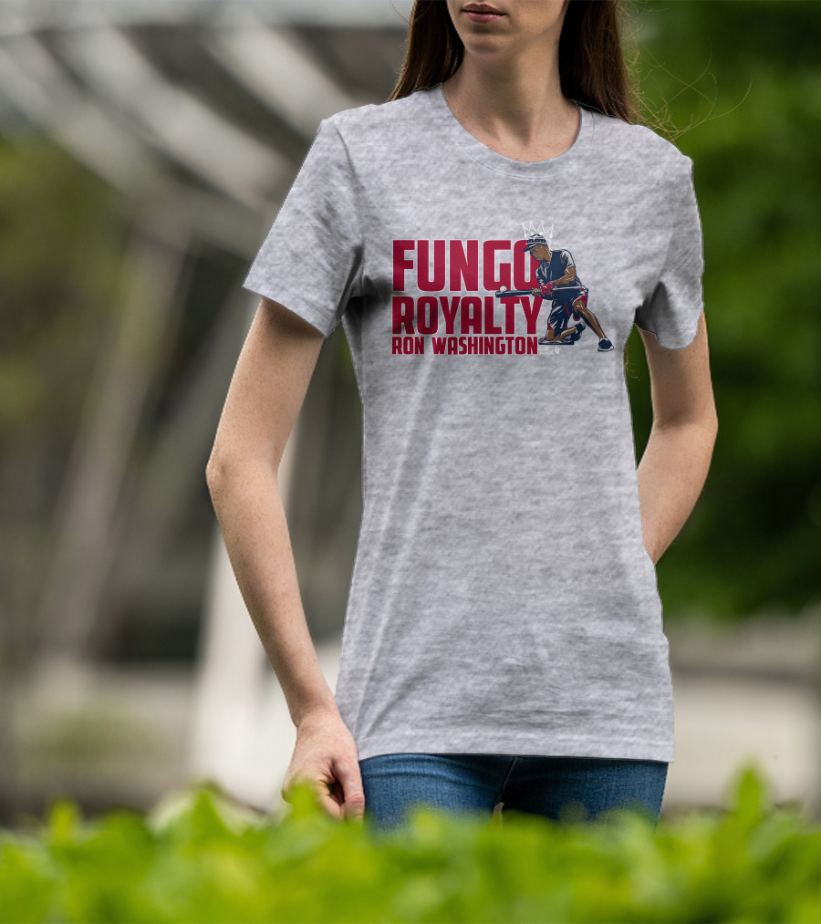 Fungo Royalty Ron Washington Baseball King T-Shirt