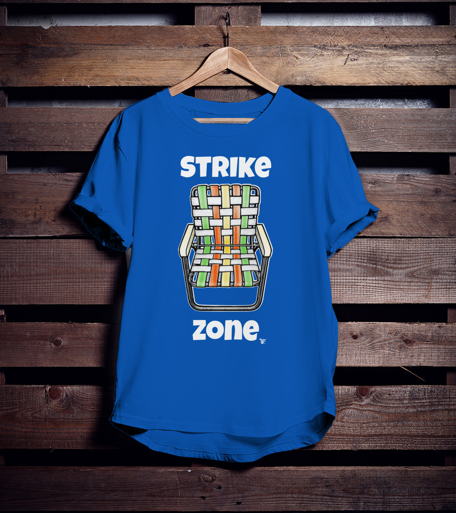 STRIKE ZONE Woven Colorful Chair T-Shirt