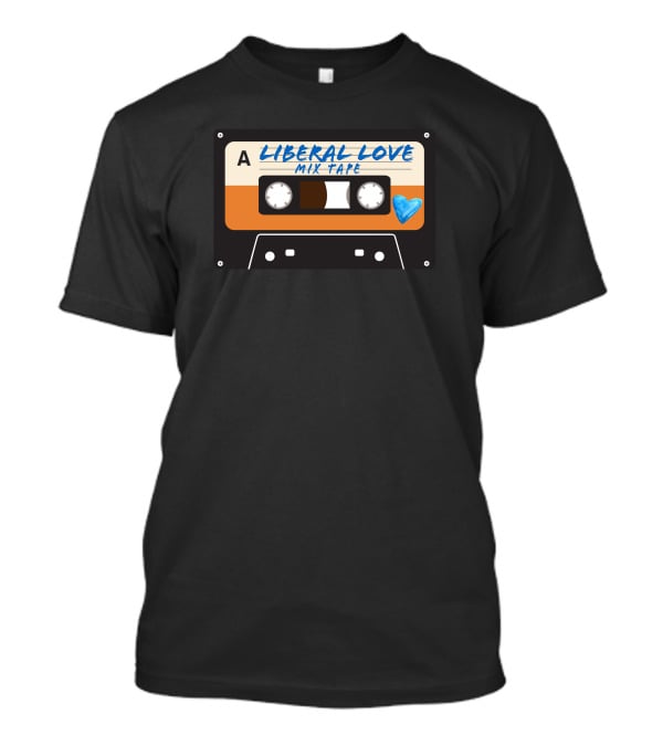 Amy Ordinary1world Liberal Love Mix Tape Cassette Heart T-Shirt