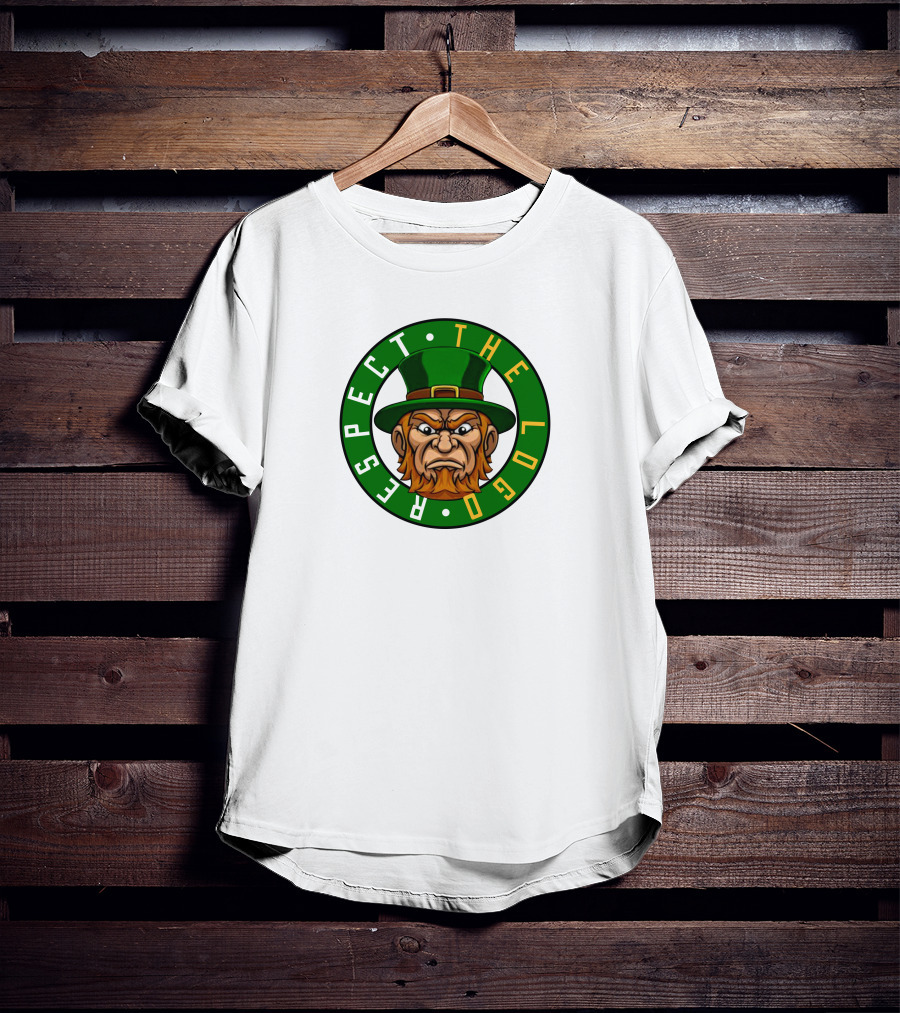 Glen Davis Respect The Logo Celtic Leprechaun T-Shirt