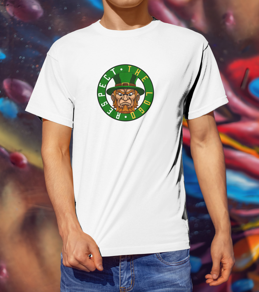 Glen Davis Respect The Logo Celtic Leprechaun T-Shirt