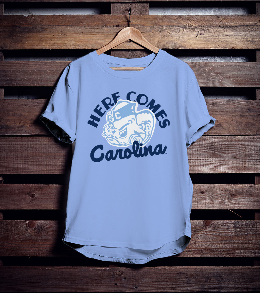Here Comes Carolina Barstool Bench Mob T-Shirt