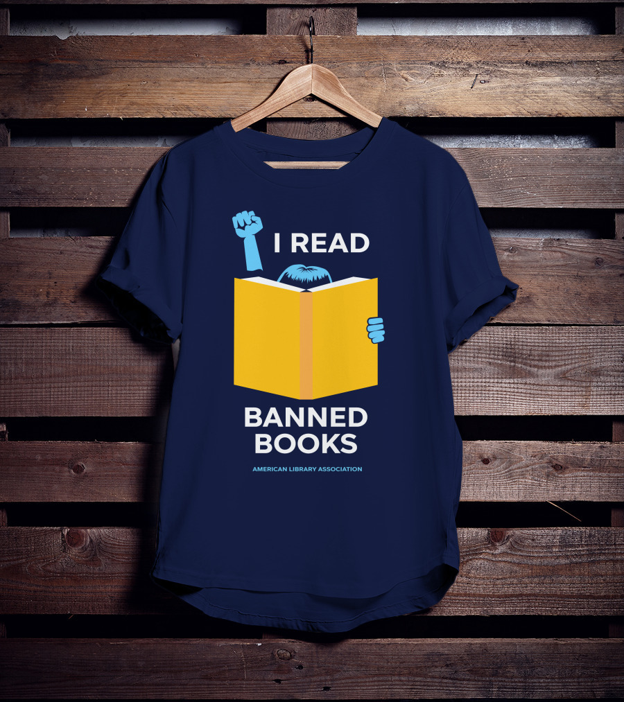 Phil Bildner I Read Banned Books American Library Association T-Shirt