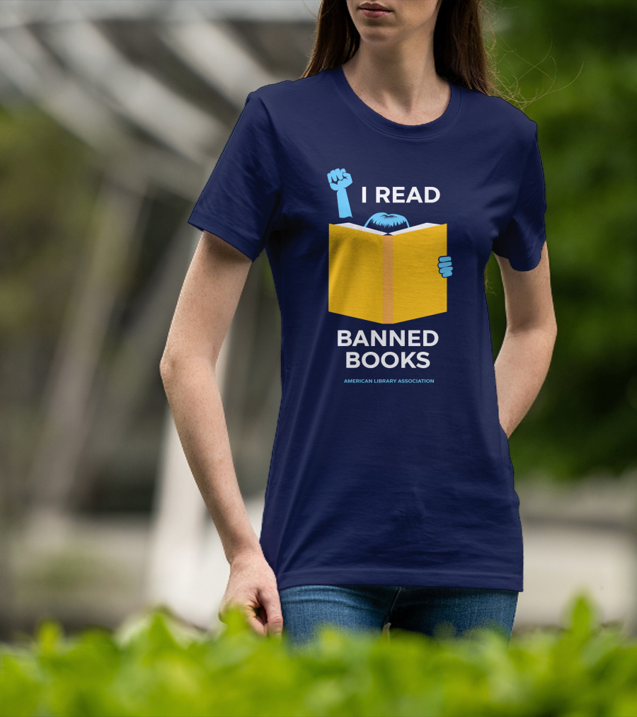 Phil Bildner I Read Banned Books American Library Association T-Shirt