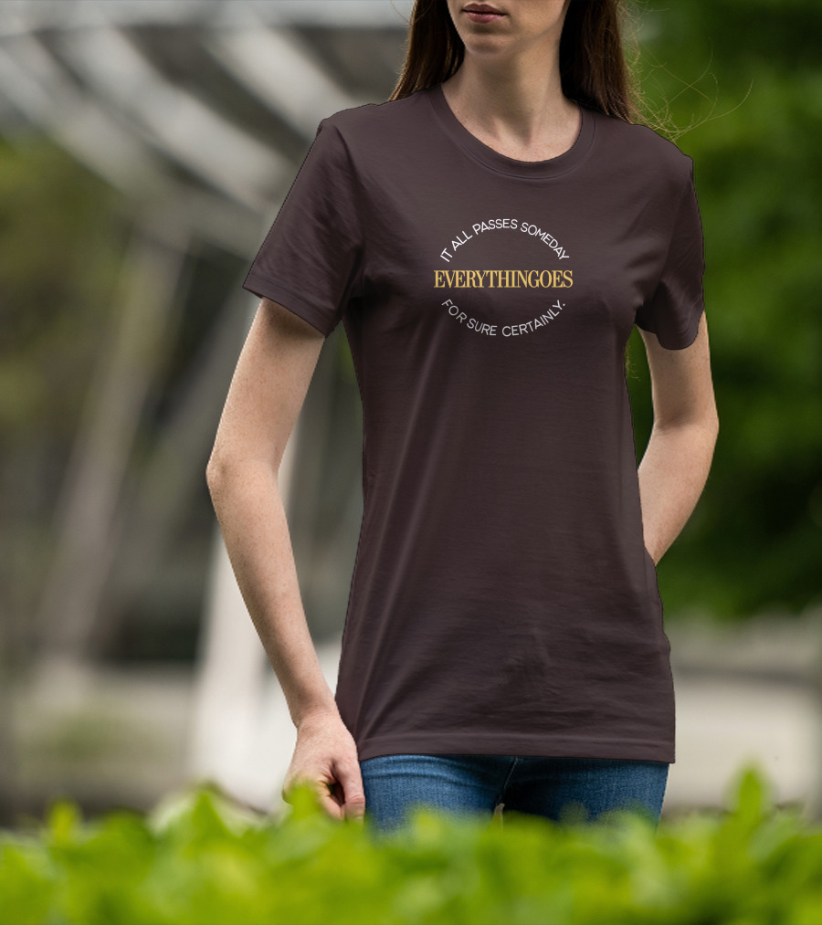 It All Passes Someday Everythingoes For Sure Certainly Liam Mcewan T-Shirt
