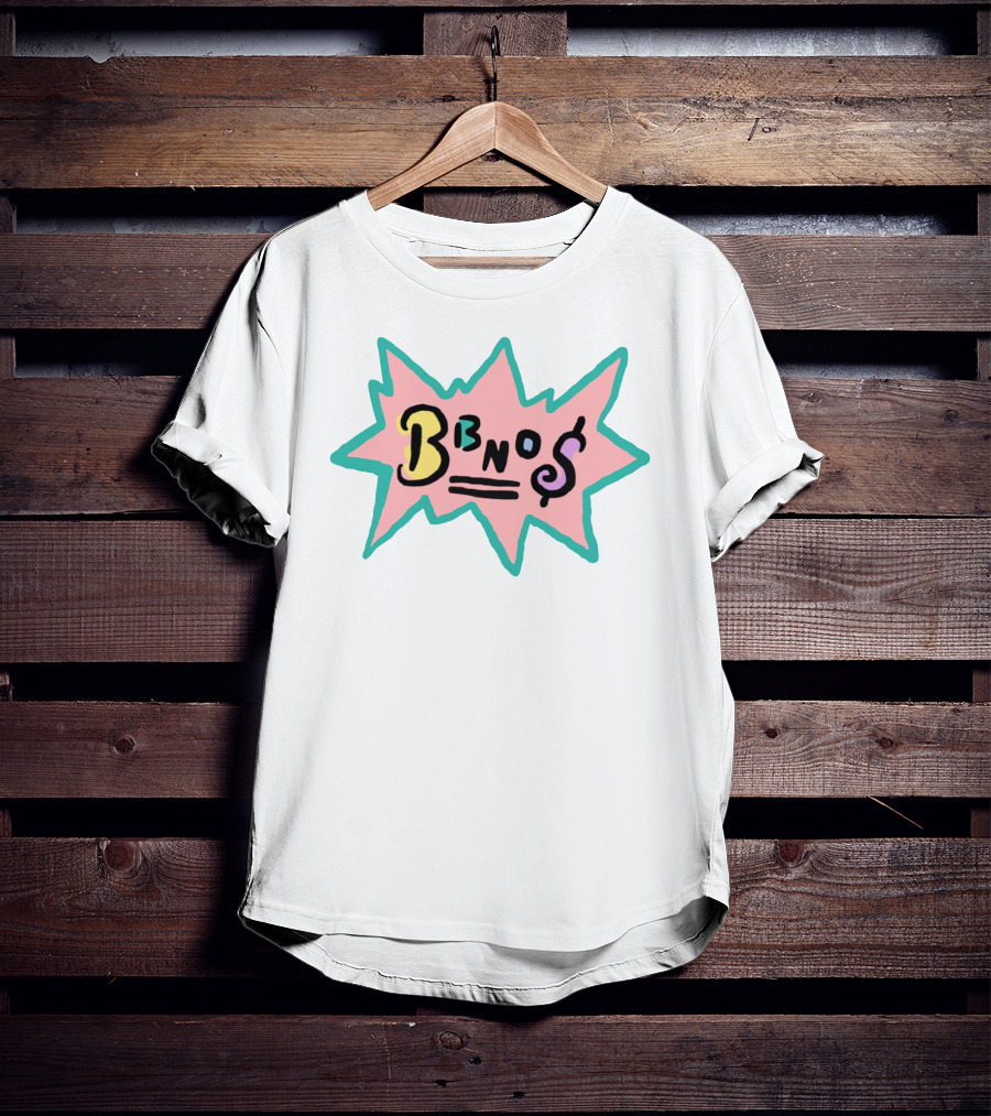 Bbnomula Bbnos Rugrats Style Bold Textured Starburst T-Shirt