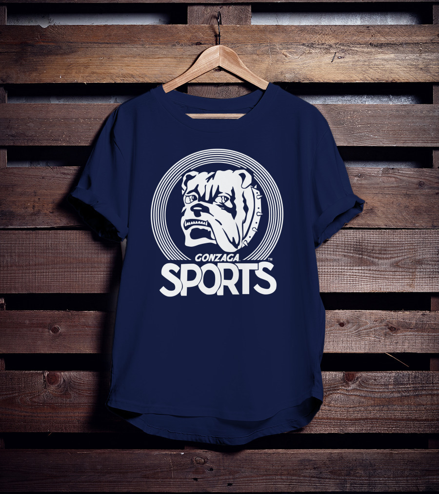 Homefiel Vintage Gonzaga Sports Bulldog T-Shirt