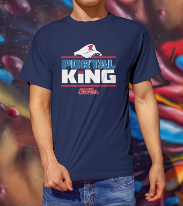 Lane Kiffin Ole Miss Portal King Football Iconic Hat T-Shirt