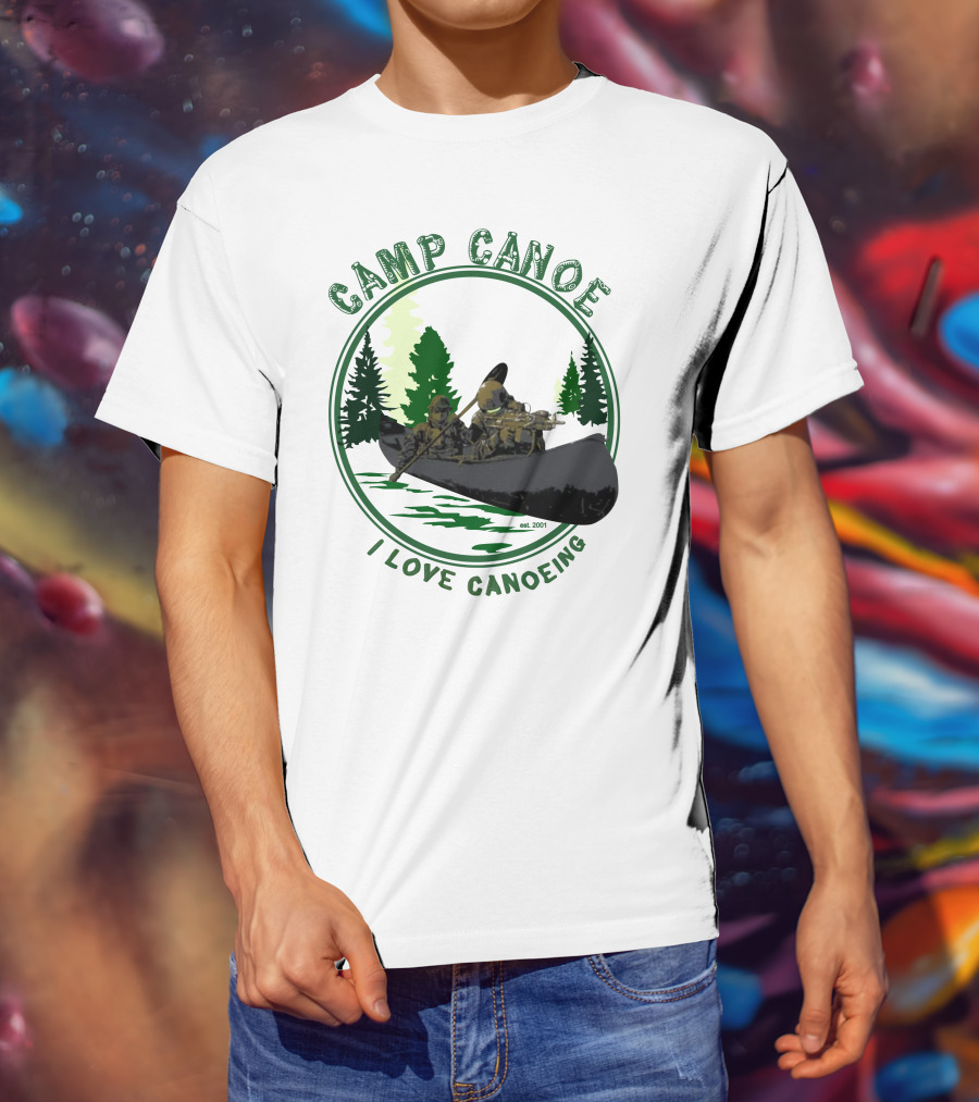 Camp Canoe I Love Canoeing Est. 2001 T-Shirt