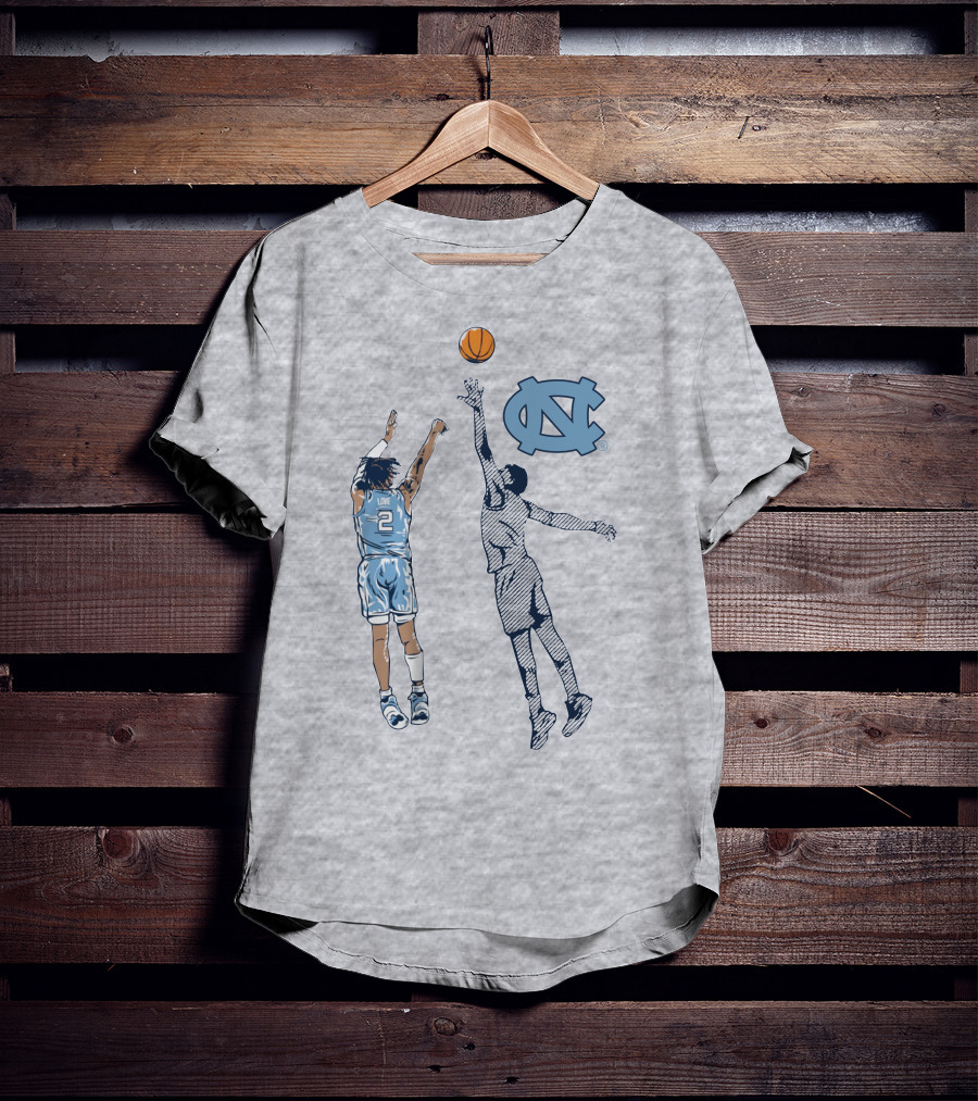 Caleb Love Nothing But Love UNC Basketball Jump Shot Iconic UNC T-Shirt