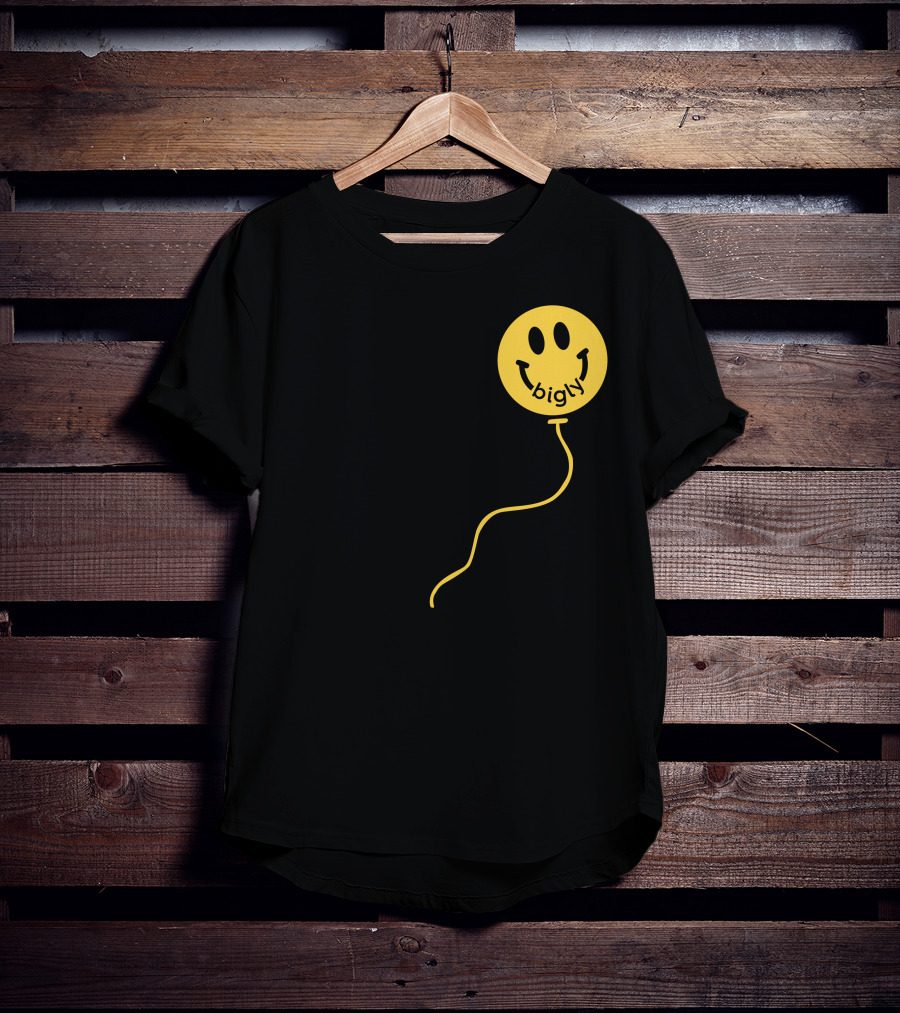 Bigly Smiley Face Balloon T-Shirt