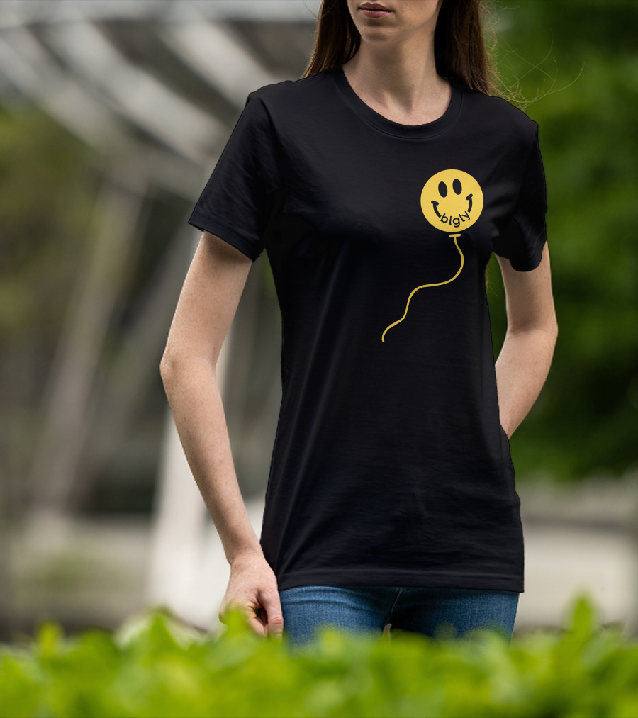 Bigly Smiley Face Balloon T-Shirt
