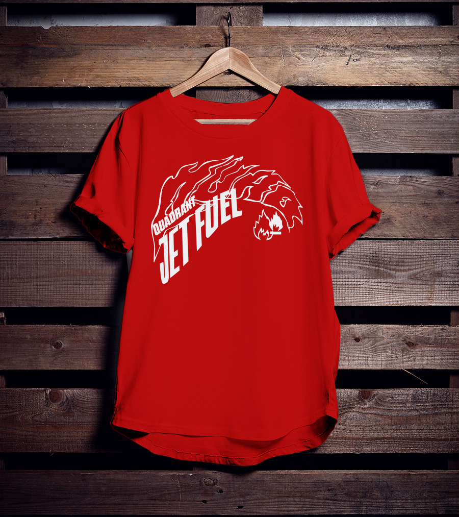 Quadrant Jet Fuel Flame T-Shirt